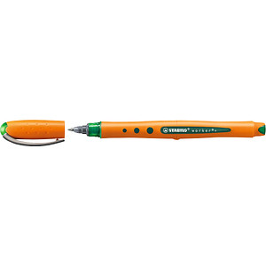 STABILO worker®+ Tintenroller orange 0,3 mm, Schreibfarbe: grün, 1 St. von Stabilo
