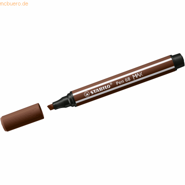 5 x Stabilo Fasermaler Pen 68 Max Keilspitze braun 5 x Stabilo Fasermaler Pen 68 Max Keilspitze braun von Stabilo