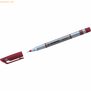 Stabilo Fineliner sensor 189 F rot von Stabilo