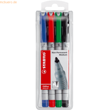 Stabilo Folienstift mittel non-permanent VE=4 Stück Stabilo Folienstift mittel non-permanent VE=4 Stück von Stabilo