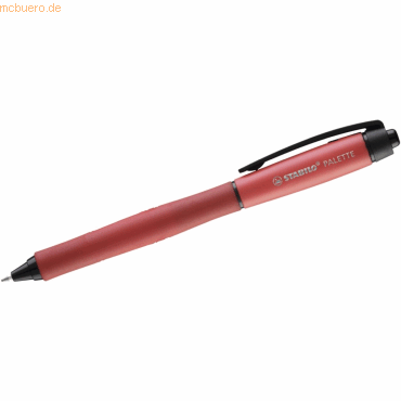 10 x Stabilo Gel-Tintenroller Paltette Druckmechanik 0,4mm (F) rot von Stabilo