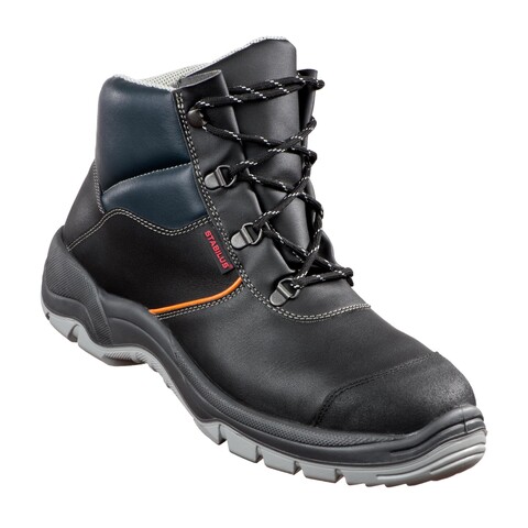 Stabilus Sicherheitsstiefel 83 30 Gr. 45 Schwarz Leder S3 En2 von Stabilus