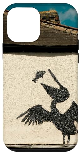 Lustige Pelikan-Grafik mit "Bon Fish" – humorvolles Design Hülle für iPhone 12 mini Lustige Pelikan-Grafik mit "Bon Fish" – humorvolles Design Hülle für iPhone 12 mini von Stadium Status Records