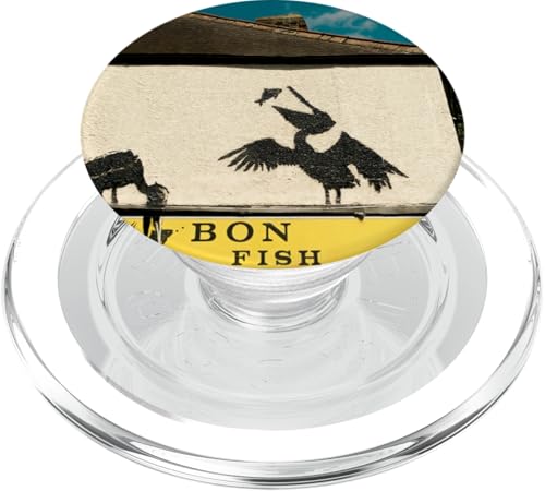 Lustige Pelikan-Grafik mit "Bon Fish" – humorvolles Design PopSockets PopGrip für MagSafe Lustige Pelikan-Grafik mit "Bon Fish" – humorvolles Design PopSockets PopGrip für MagSafe von Stadium Status Records