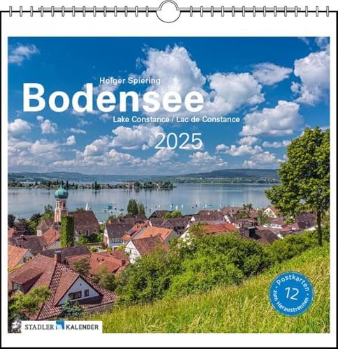 Bodensee 2025: Postkarten-Tischkalender von Stadler Kalender
