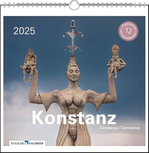 Konstanz 2025: Postkarten-Tischkalender von Stadler Kalender