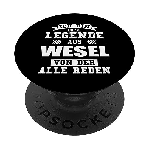 Wesel Deutschland Stadt Heimat Deutsch PopSockets mit austauschbarem PopGrip Wesel Deutschland Stadt Heimat Deutsch PopSockets mit austauschbarem PopGrip von Stadt Deutschland Spruch Legende Deutsche Fahne