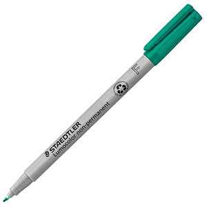10 STAEDTLER Lumocolor Folienstifte grün 0,6 mm non-permanent 10 STAEDTLER Lumocolor Folienstifte grün 0,6 mm non-permanent von Staedtler