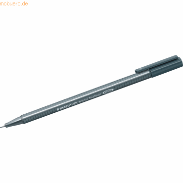 10 x Staedtler Fineliner triplus 0,3mm grau von Staedtler