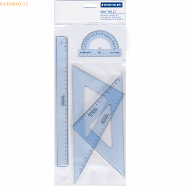 10 x Staedtler Geometrieset Kunststoff transparent 10 x Staedtler Geometrieset Kunststoff transparent von Staedtler