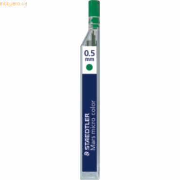 12 x Staedtler Feinmine Mars micro color 0,5mm grün VE=12 Stück von Staedtler