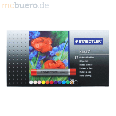 12 x Staedtler Ölpastellkreide Karat 12-er Etui 12 x Staedtler Ölpastellkreide Karat 12-er Etui von Staedtler