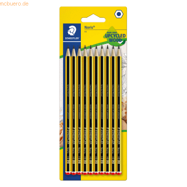 20 x Staedtler Bleistift Noris HB 10 Stück auf Blisterkarte von Staedtler