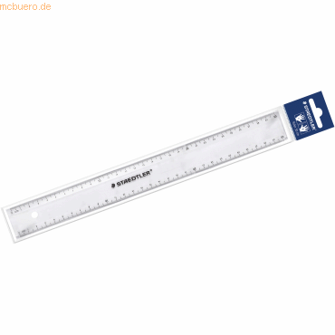 20 x Staedtler Lineal 30cm Kunststoff transparent 20 x Staedtler Lineal 30cm Kunststoff transparent von Staedtler