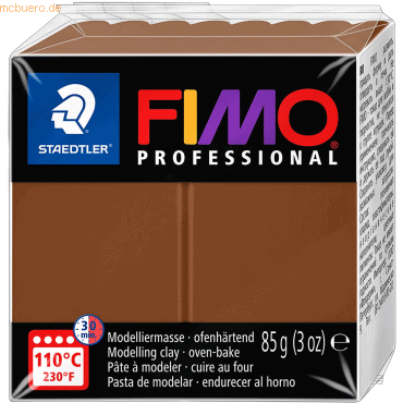 4 x Staedtler Modelliermasse Fimo professional Kunststoff 85 noisette 4 x Staedtler Modelliermasse Fimo professional Kunststoff 85 noisette von Staedtler