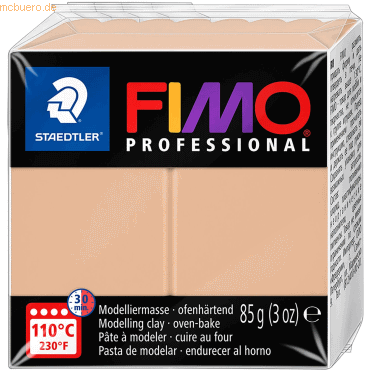 4 x Staedtler Modelliermasse Fimo professional Kunststoff 85g sand 4 x Staedtler Modelliermasse Fimo professional Kunststoff 85g sand von Staedtler