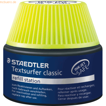 4 x Staedtler Nachfüllstation Textsurfer classic gelb von Staedtler