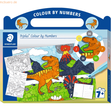 5 x Staedtler Malset triplus colour Malen nach Zahlen Dino 5 x Staedtler Malset triplus colour Malen nach Zahlen Dino von Staedtler