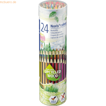 6 x Staedtler Farbstift Noris Colour ca. 3mm VE=24 Farben von Staedtler