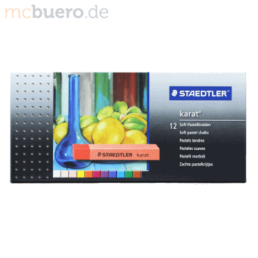 6 x Staedtler Softpastellkreide Karat 12-er Etui 6 x Staedtler Softpastellkreide Karat 12-er Etui von Staedtler