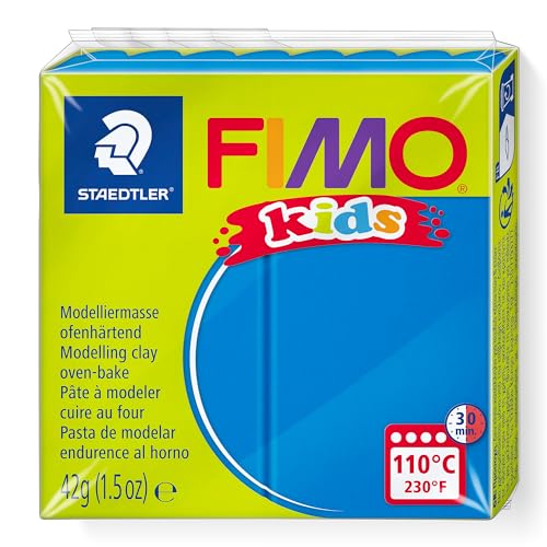 FIMO kids Modelliermasse, ofenh‰rtend, blau, 42 g VE = 1 von Staedtler