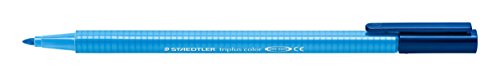 Faserschreiber Triplus blau von Staedtler