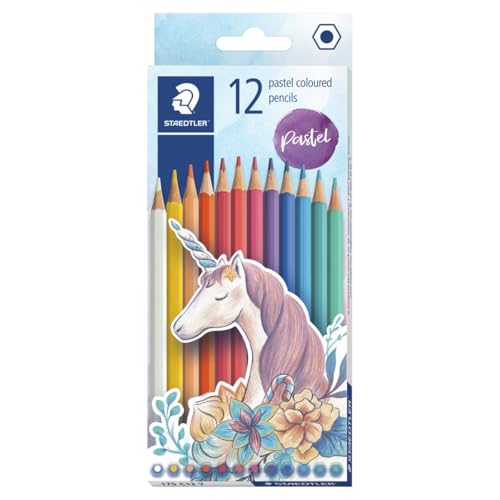 STAEDTLER 175 C12 Y Holzfreie Buntstifte, Pastellfarben, 12 Stück von STAEDTLER