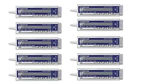 STAEDTLER 255 05-HB Mars Micro Feinminen 40 Stück Minendurchmesser 0.5 mm, HB von Staedtler