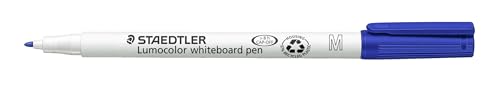 STAEDTLER 301-3 Lumocolor Whiteboardstift M-Spitze circa 1.0 mm, 10 Stück im Kartonetui, Blau, Nicht zutreffend STAEDTLER 301-3 Lumocolor Whiteboardstift M-Spitze circa 1.0 mm, 10 Stück im Kartonetui, Blau, Nicht zutreffend von STAEDTLER