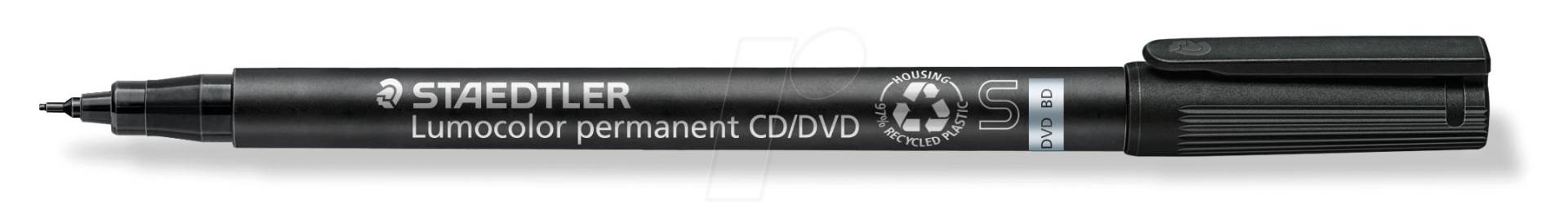 STAEDTLER 310CD9 - CD/DVD-Marker, 0,4 mm, schwarz von Staedtler
