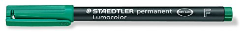STAEDTLER 318-5 STAEDTLER 318-5 - Folienstift Lumocolor, F-Spitze, permanent, grün von Staedtler