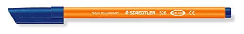 STAEDTLER 326-4 Fasermaler Noris Club, circa 1.0 mm, auswaschbar, 10 Stück im Kartonetui, orange von Staedtler