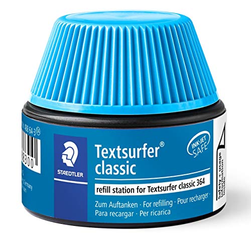STAEDTLER 488 64 Textsurfer classic Textmarker Nachfüllstation für 364, blau von Staedtler