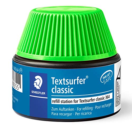 STAEDTLER 488 64 Textsurfer classic Textmarker Nachfüllstation für 364, grün von Staedtler