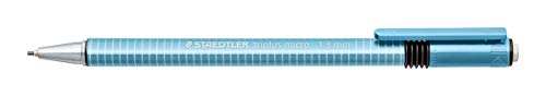 STAEDTLER 774 13-30 triplus micro ergonomischer Durckbleistift (dreikantig, zum Schreiben mit extra breiter Mine, Linienbreite 1,3 mm) Schaftfarbe hellblau von Staedtler