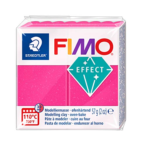 STAEDTLER 8020-286 ST 8020-286 - Fimo Effect Normalblock, 57 g, rubin-quarz von Staedtler