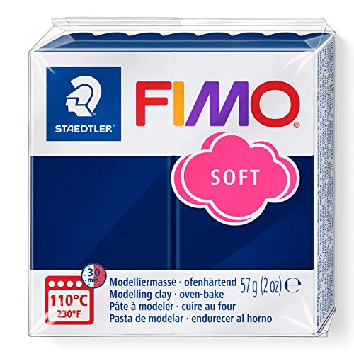 STAEDTLER 8020-35 - Fimo Soft Normalblock, Modelliermasse, 57 g, windsorblau, 1 Packung STAEDTLER 8020-35 - Fimo Soft Normalblock, Modelliermasse, 57 g, windsorblau, 1 Packung von STAEDTLER