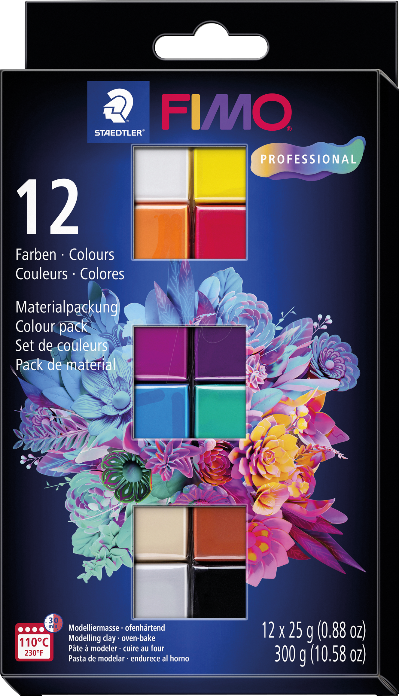 STAEDTLER 8043C1 - Modelliermasse, ofenhärtend, 12 Farben STAEDTLER 8043C1 - Modelliermasse, ofenhärtend, 12 Farben von Staedtler
