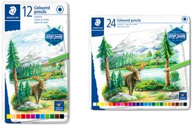 STAEDTLER Buntstift Design Journey, 12er Metalletui Sechskantstift, Minenstärke: 2,9 mm, weiche Mine für - 1 Stück (146C M12) von Staedtler