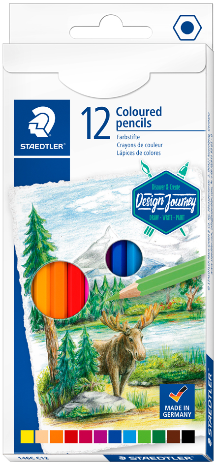 STAEDTLER Buntstift Design Journey, 48er Kartonetui von Staedtler