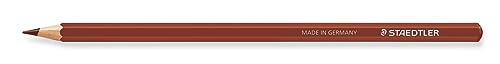 STAEDTLER Buntstifte Design Journey, van dyke braun, hoch pigmentiert, weiche Mine, Holz aus PEFC-zertifizierten Wäldern, Sechskantform, 6 Farbstifte in Faltschachtel, 146C-76 von Staedtler