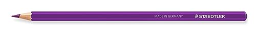 STAEDTLER Buntstifte Design Journey, violett, hoch pigmentiert, weiche Mine, Holz aus PEFC-zertifizierten Wäldern, klassische Sechskantform, 6 Farbstifte in Faltschachtel, 146C-6 von Staedtler