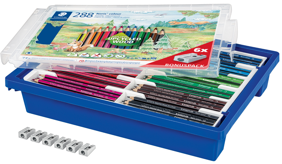 STAEDTLER Dreikant-Buntstift Noris colour, 288er Box von Staedtler