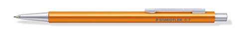 STAEDTLER Druckbleistift Organizer Pen orange (hochwertiger Druckbleistift aus Aluminium, ideal für Zeitplaner, 0,7 mm Feinmine Marsmicro, Härtegrad HB, Radiertip, 9POP40407 ST) von Staedtler