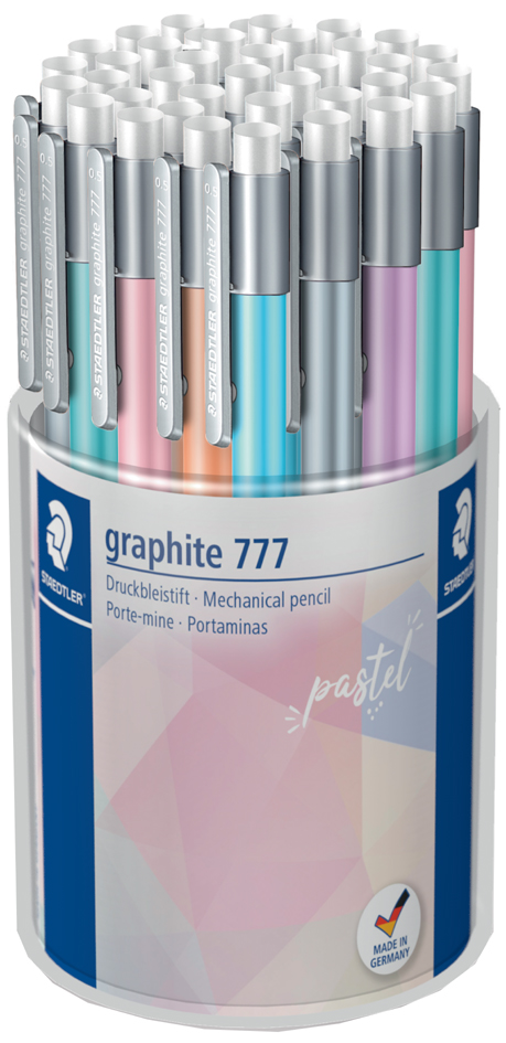 STAEDTLER Druckbleistift graphite 777 pastel, 36er Köcher von Staedtler