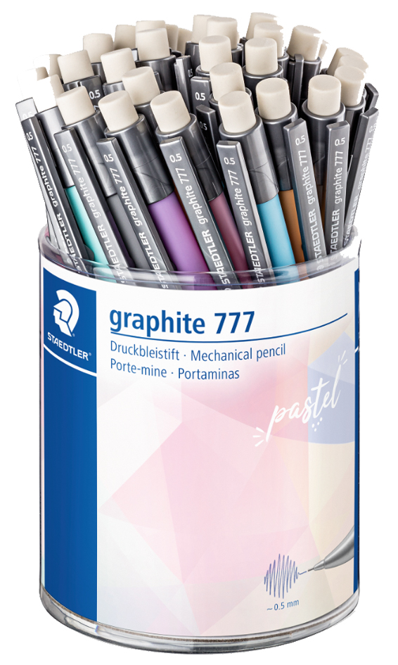 STAEDTLER Druckbleistift graphite 777 pastel, 36er Köcher von Staedtler