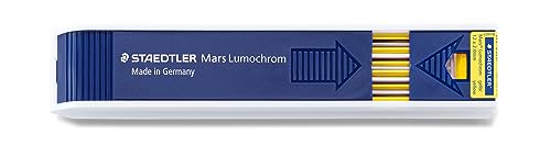 STAEDTLER Farb-Zeichenmine Mars Lumochrom, Farbe Gelb, 2 mm, für Fallminenstifte, 204-10 von Staedtler