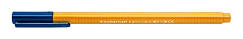 STAEDTLER Filzstifte triplus color, hellorange, dreikant, stabile, eindrucksichere Spitze, Linienbreite ca. 1 mm, kindgerecht, Made in Germany, 10 hellorange fibre-tip pens im Kartonetui, 323-43 von Staedtler