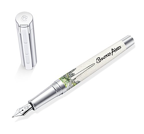 STAEDTLER Initium Corium Füllhalter Urbes Buenos Aires M, Made in Germany, mit edler Geschenkverpackung, 9PU129M von Staedtler