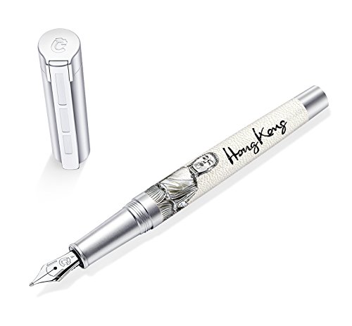 STAEDTLER Initium Corium Füllhalter Urbes Hong Kong F, Made in Germany, mit edler Geschenkverpackung, 9PU151F von Staedtler